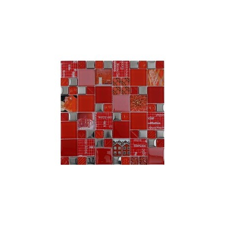 MALLA CARNAVAL RED 30X30CM PZ ELEMENTS - Envío Gratuito