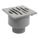SUMIDERO PVC 50 MM X 40 MM S/V REJILLA ACERO INOXIDABLE - Envío Gratuito