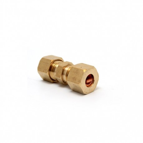 CONECTOR DE COMPRESION 1/4" X 1/4" - Envío Gratuito