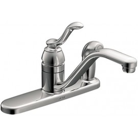 MEZCLADORA MONOMANDO PARA COCINA BANBURY ROCIADOR EXTRAÍBLE LATERAL CROMO - Envío Gratuito