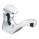 LLAVE MONOMANDO DE PUSH PARA LAVABO CROMO - Envío Gratuito
