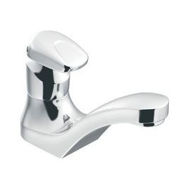 LLAVE MONOMANDO DE PUSH PARA LAVABO CROMO - Envío Gratuito