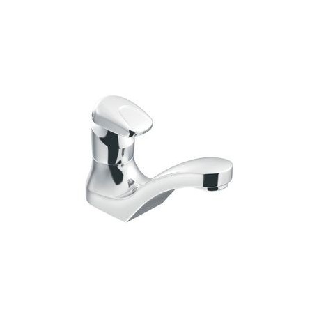LLAVE MONOMANDO DE PUSH PARA LAVABO CROMO - Envío Gratuito
