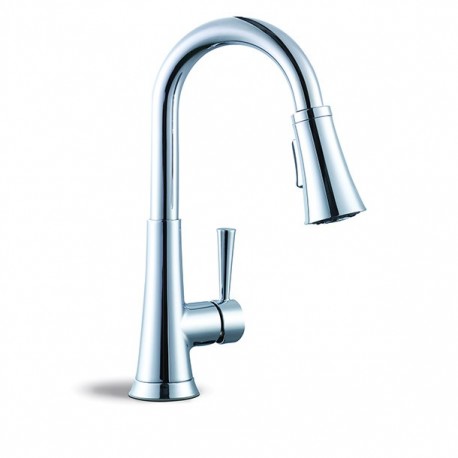 MEZCLADORA COCINA EXTENSIBLE CROMO PULIDO - Envío Gratuito