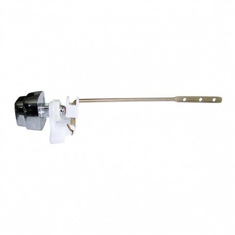 BOTÓN LATERAL METÁLICO CROMADO WC - Envío Gratuito