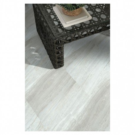 PISO TRAVERTINE WH 45X45 2.72M2 2MM TRAFFIC MASTER - Envío Gratuito