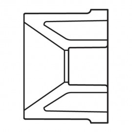 REDUCCIÓN BUSHING PVC 38X25 MM 1 1/2"X1" - Envío Gratuito