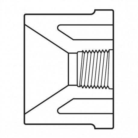 REDUCCIÓN BUSHING PVC 19X13 MM - Envío Gratuito
