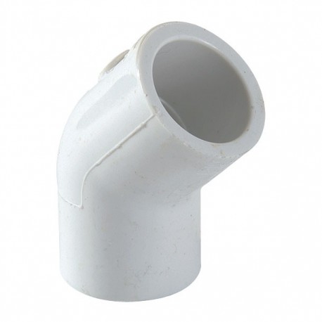 CODO 45º PVC CÉDULA 40 3/4" 19MM - Envío Gratuito