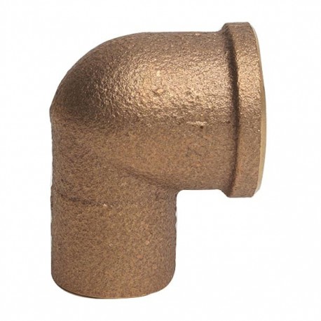 CODO COBRE 90 GRADOS ROSCA INTERIOR 1/2" 13MM - Envío Gratuito