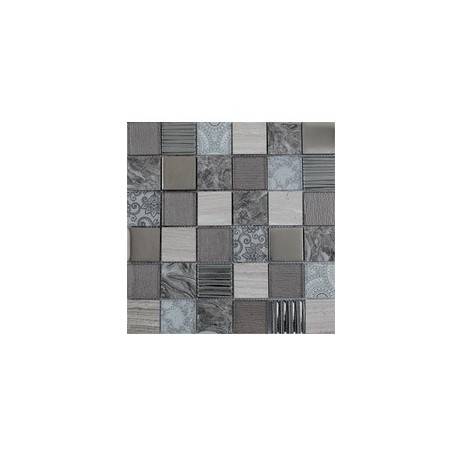 MALLA ELEMENTS GREY 30X30CM PZ ELEMENTS - Envío Gratuito