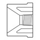 REDUCCIÓN BUSHING PVC 25X19 MM 1"X3/4" - Envío Gratuito