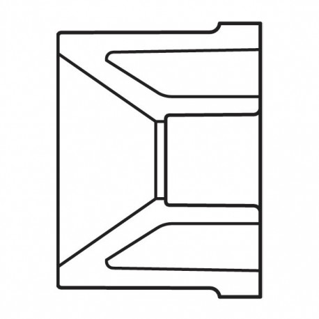 REDUCCIÓN BUSHING PVC 38X19MM 1 1/2X3/4" - Envío Gratuito