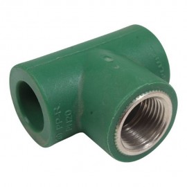 TEE CON ROSCA CENTRAL HEMBRA 20 X 1/2" - Envío Gratuito