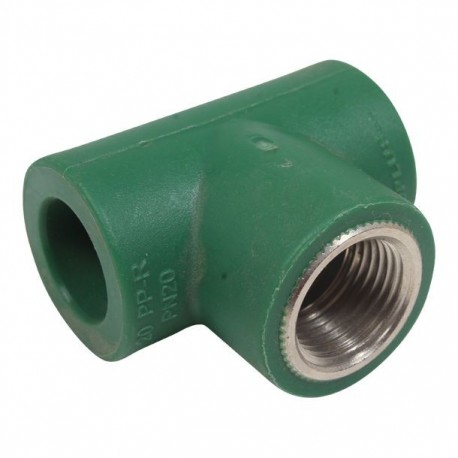 TEE CON ROSCA CENTRAL HEMBRA 20 X 1/2" - Envío Gratuito