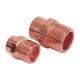 CONECTOR ROSCA EXTERIOR COBRE 1/2" 13MM - Envío Gratuito