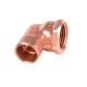 CONECTOR ROSCA INTERIOR COBRE 1' - Envío Gratuito
