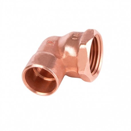 CONECTOR ROSCA INTERIOR COBRE 1' - Envío Gratuito