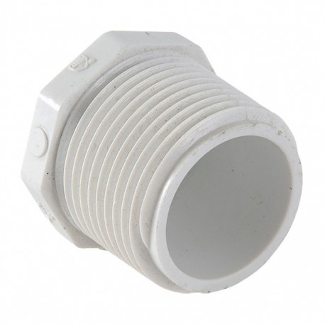 TAPÓN MACHO ROSCADO CÉDULA 40 1/2" 13MM - Envío Gratuito