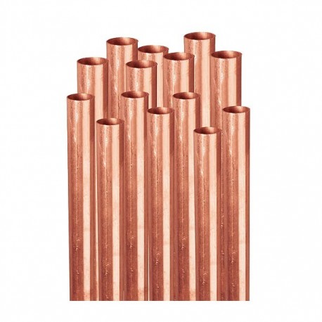 TUBO DE COBRE TIPO "M" 1/2" 6 M AGUA - Envío Gratuito