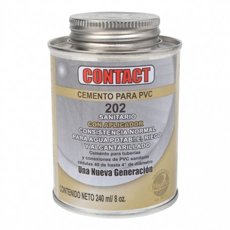 CEM PVC TRANSP PVC CON APLIC 1/4 250G - Envío Gratuito