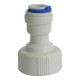CONEXIÓN DE PLÁSTICO ANTIBACTERIAL 3/8 A 3/4 - Envío Gratuito