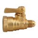 VÁLVULA DE PASO DE LATÓN 1/2"X3/8" - Envío Gratuito