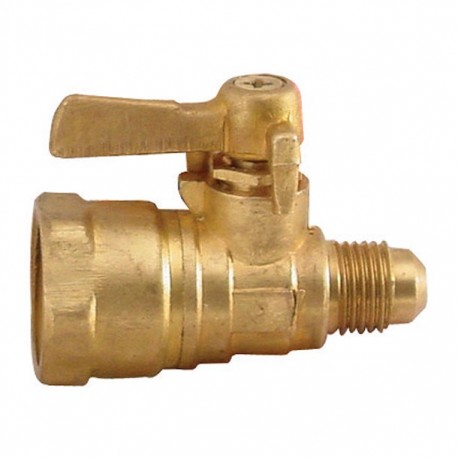 VÁLVULA DE PASO DE LATÓN 1/2"X3/8" - Envío Gratuito