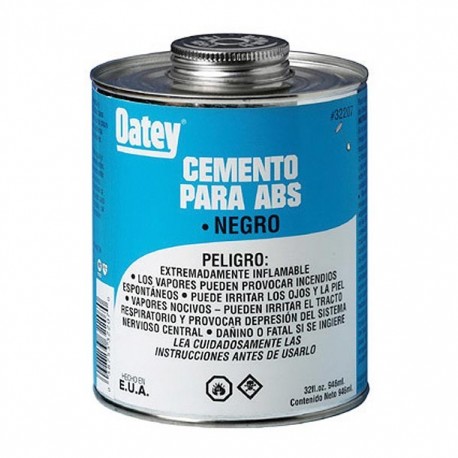 PEGAMENTO PARA ABS MEDIANO NEGRO 4 OZ - Envío Gratuito