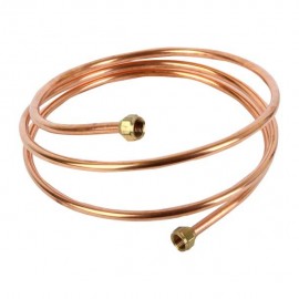 ROLLO TUBO FLEXIBLE DE COBRE 3/8" X 2 M - Envío Gratuito