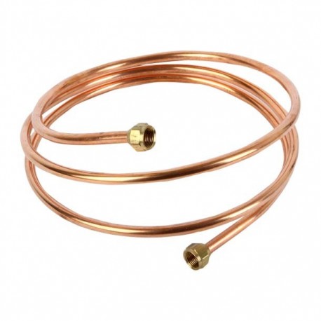 ROLLO TUBO FLEXIBLE DE COBRE 3/8" X 2 M - Envío Gratuito