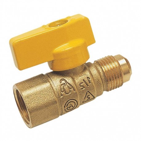 LLAVE DE CONTROL GAS 1/2""X3/8"" RECTA" - Envío Gratuito