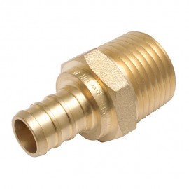 ADAPTADOR LATÓN MACHO PEX 1/2" X 1/2" - Envío Gratuito