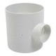 TEE PVC PARA SANITARIO REDUCIDA 110 X 50 MM CEMENTAR - Envío Gratuito