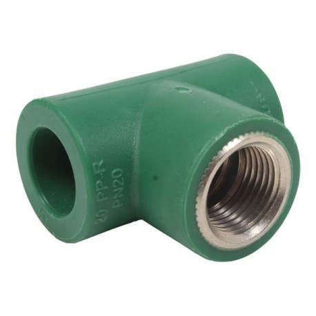 TEE CON ROSCA CENTRAL HEMBRA 25 X 3/4 - Envío Gratuito