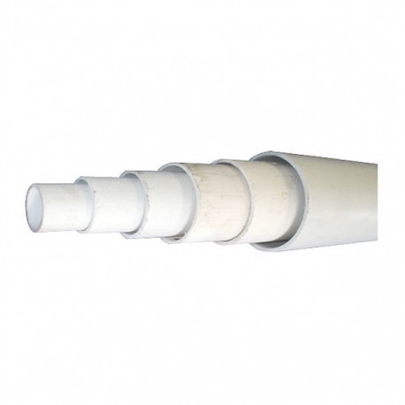TUBO SANITARIO EXTREMO LISO 3 M 40MM - Envío Gratuito