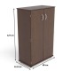 GABINETE 2 PUERTAS CON RODAJAS 127 X 80 X 41.8CM - Envío Gratuito
