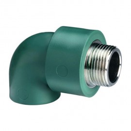 CODO 90 GRADOS CON ROSCA MACHO 20X20 MM - Envío Gratuito