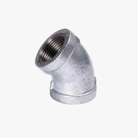 CODO 45° GALVANIZADO 1/2" - Envío Gratuito