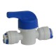 VÁLVULA FITTING DE PASO DE 1/4 X 1/4 HORIZONTAL - Envío Gratuito