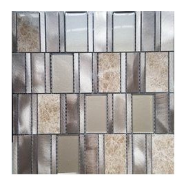 MALLA ALUMINIO BEIGE 30.5 X 30.5 CM ALCESA - Envío Gratuito