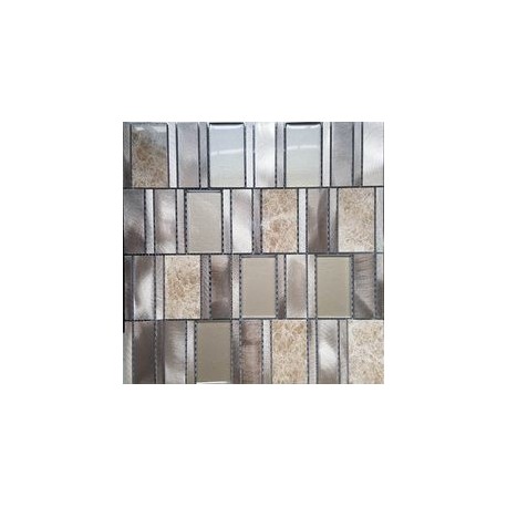 MALLA ALUMINIO BEIGE 30.5 X 30.5 CM ALCESA - Envío Gratuito
