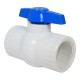 VÁLVULA DE ESFERA PVC ROSCAR 1-1/2" - Envío Gratuito