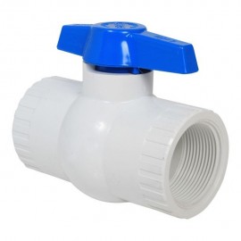 VÁLVULA DE ESFERA PVC ROSCAR 1-1/2" - Envío Gratuito