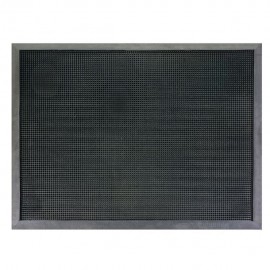 TAPETE DE ENTRADA HULE NEGRO 6 - Envío Gratuito