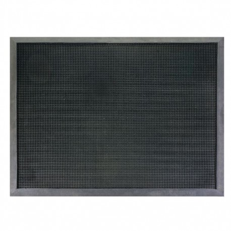 TAPETE DE ENTRADA HULE NEGRO 6 - Envío Gratuito