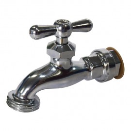 LLAVE JARDIN CROMO CONEXION RAPIDA DE 1/2" - Envío Gratuito