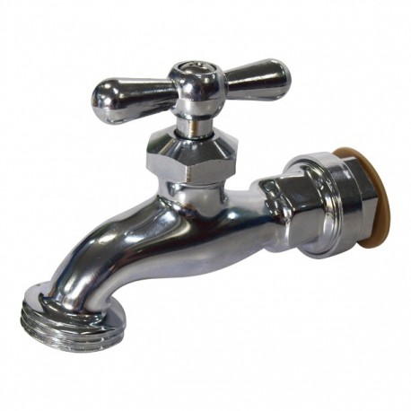 LLAVE JARDIN CROMO CONEXION RAPIDA DE 1/2" - Envío Gratuito