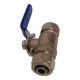 VALVULA DE PASO 3/8"(16) X 3/8"(16) THD - Envío Gratuito
