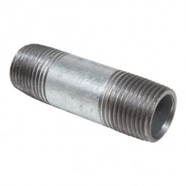 NIPLE ACERO GALVANIZADO CÉDULA 40 CON COSTURA 1/2" X - Envío Gratuito
